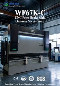 WF67K-C CNC Press Brake with One-way Servo Pump WF67K数控折弯机带单向伺服泵